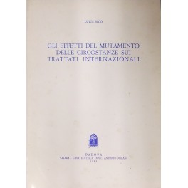 Gli effetti del mutamento delle circostanze sui trattati internazionali