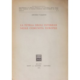 La tutela degli interessi nelle comunità europee