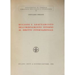 Regioni e adattamento dell'ordinamento interno al diritto internazionale