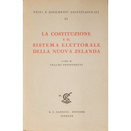 La Costituzione e il sistema elettorale della Nuova Zelanda