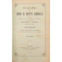 Programma del corso di diritto criminale dettato nella R. Università di Pisa