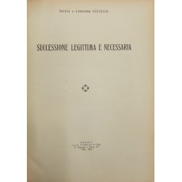 Successione legittima e necessaria