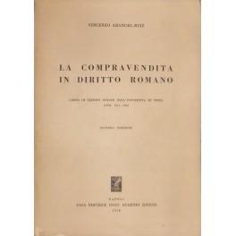 La compravendita in diritto romano