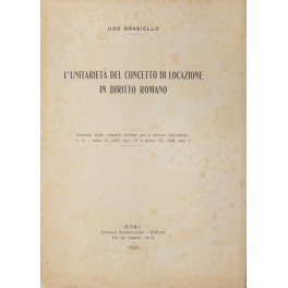 L'unitarietà del concetto di locazione in diritto romano