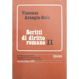 Scritti di diritto romano. Vol. II