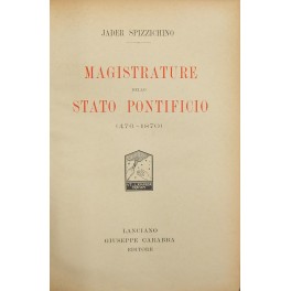 Magistrature dello Stato Pontificio (476-1870)