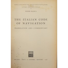 The italian code of navigation. 