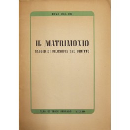 Il matrimonio. Saggio di filosofia del diritto