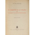 Il diritto e lo Stato nel pensiero italiano contemporaneo