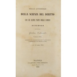Delle attenenze della scienza del diritto Delle attenenze della scienza del diritto
