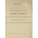 Contributo allo studio dei rapporti fra economia e