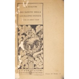Dei difetti della giurisprudenza. Trattato