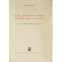 Legge. Ordinamento giuridico. Pluralità degli ordi