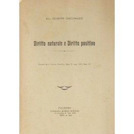 Diritto naturale e diritto positivo