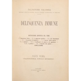 Delinquenza immune. 