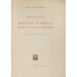 Istituzioni di diritto pubblico secondo la nuova Costituzione