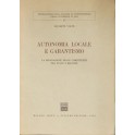 Autonomia locale e garantismo. La separazione dell