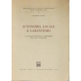 Autonomia locale e garantismo