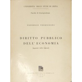 Diritto pubblico dell'economia Diritto pubblico dell'economia