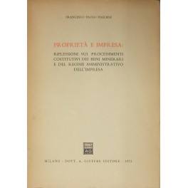 Proprietà e impresa Proprietà e impresa