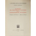 Rapporti fra parlamento e Governo nella Costituzione italiana.