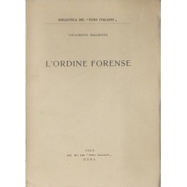 L'ordine forense