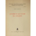 Contributo allo studio del concerto