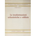 Le trasformazioni urbanistiche e edilizie. (Profil