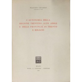 L'autonomia della regione Trentino Alto Adige 