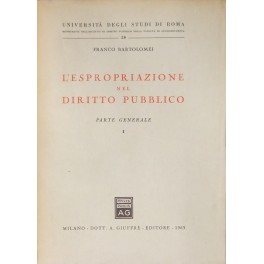 L'espropriazione nel diritto pubblico