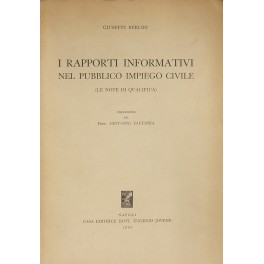 I rapporti informativi nel pubblico impiego civile