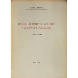 Lezioni di diritto canonico sui principi conciliari