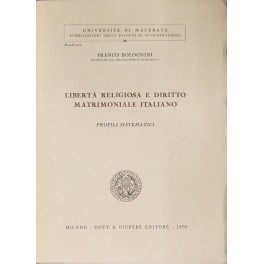 Libertà religiosa e diritto matrimoniale italiano