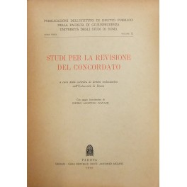 Studi per la revisione del Concordato