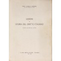 Lezioni di storia del diritto italiano. 