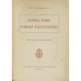 Summa iuris publici ecclesiastici. Summa iuris publici ecclesiastici.