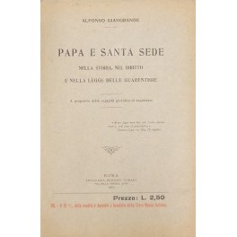 Papa e Santa Sede nella storia nel diritto 