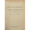 Resoconto generale dei lavori legislativi nella II
