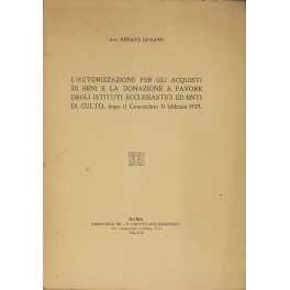 L'autorizzazione per gli acquisti di beni e la donazione