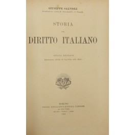 Storia del diritto italiano