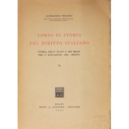 Corso di storia del diritto italiano. 