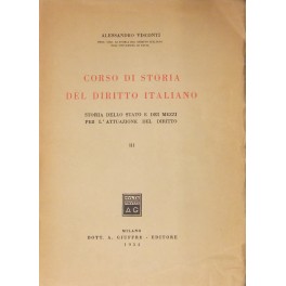 Corso di storia del diritto italiano. Corso di storia del diritto italiano.