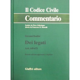 Dei legati. Artt. 649-673