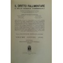 Il Diritto Fallimentare e delle società commerciali.