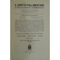 Il Diritto Fallimentare e delle società commerciali.
