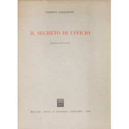 Il segreto di ufficio