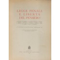 Legge penale e libertà del pensiero. 