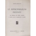 Le appropriazioni indebite nel sistema di diritto