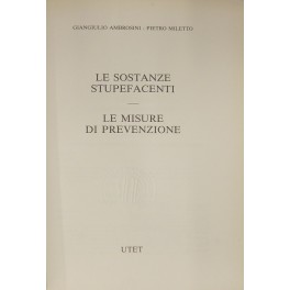 Le sostanze stupefacenti (Ambrosini)