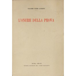 L'onere della prova
